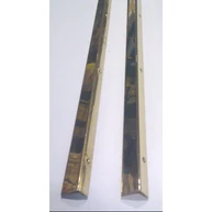 Küszöbsín réz hajlított 1300 mm hosszú 20 mm széles 2 db/csomag  + csavarok (zöld)