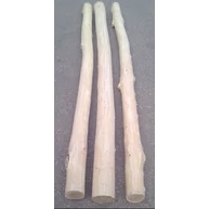 Akác fa oszlop 2,5 m hosszú átm.  60-140 mm kéreg nélküli hengeresfa gömbrúd