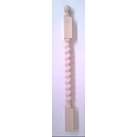 Lépcsőkorlát oszlop bükkfa gőzölt KOLONIÁL kezdő 55x55x1060 mm JW*
