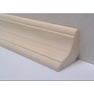 Gyalult sarokléc borovi fenyő 22x22x2500 mm E homorú mintás háromszőgű léc ALP71