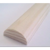 Gyalult díszítőléc borovi fenyő 10x20x1500 mm félkör léc díszléc ALP32