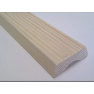 Ajtószegély léc borovi fenyő 12x35x2200 mm E sima tipusléc GT HU+