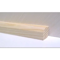Üvegezőléc borovi fenyő 12x15x2200 mm E ívelt éllel  GT HU+