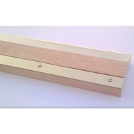 Küszöbsín réz   750 mm hosszú 20 mm széles 2 db/ csomag + szerelő csavarokkal (sárga)