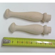 Fogas akasztó bükkfa esztergált 100  mm HEF HU+