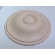 Fa rozetta esztergált bükkfa átm. 120 mm HEF HU+