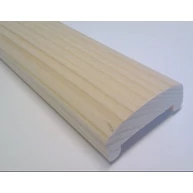 Lépcsőkorlát kapaszkodó négyszög lucfenyő HT 20x45x3000 mm kézcsúsztató MD 4520 3m KO