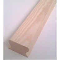 Lépcsőkorlát kapaszkodó omega borovi 43x55x2000 mm erdeifenyő kézcsúsztató MF HU+