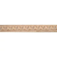 Fa díszléc faragott léc 8073 Bükkfa 12x9x2440 mm    8073/12x9