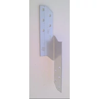 Perforált acél lemez gerenda rögzítő 35x35x170 mm jobbos 90 fokos kötésekhez csomóponti lemez