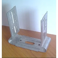 Oszloptartó talp lecsavarozható  60 mm U horganyzott