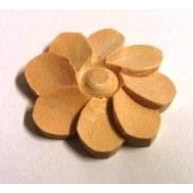 Faragott fa dísz MLD D 228- 4 ( átmérő 40 mm ) hársfa rozetta