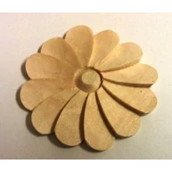 Faragott fa dísz MLD D 228- 6  ( átmérő 60 mm )  hársfa rozetta