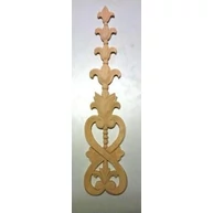Faragott fa dísz MLD D 629 ( 360 mm ) hársfa ajtódísz