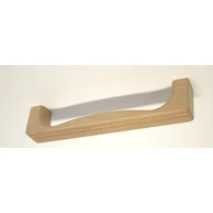 Bútorfogantyú  bükkfa 126  mm R lakkozott felületű