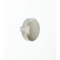 Bútorgomb fém átm. 30x23 mm T ezüst színű