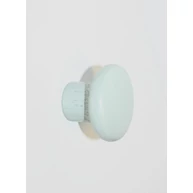 Bútorgomb  bükkfa átm. 38x29 mm  világos kék színű M4-es