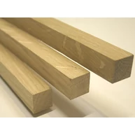 Gyalult négyszögléc tölgyfa 28x28x900 mm keményfa barkácsléc HU++