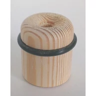 Ajtóütköző padlóra  fenyőfa átm. 36x40 mm borovi fenyőfa MF HU++