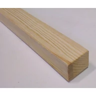 Gyalult négyszögléc borovi fenyő 17x20x2000 mm barkácsléc NY3