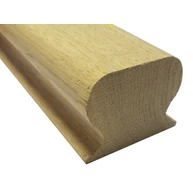 Lépcsőkorlát kapaszkodó omega tölgyfa 43x55x2900 mm kézcsúsztató MF HU++