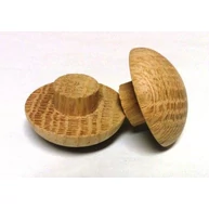 Függönytartó végzáró tölgyfa átm. 28 mm rúd végzáró félgömb 2 db / csomag