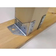 Perforált acél lemez gerendapapucs pár 25x85 mm A típus csomóponti lemez