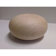 Bútorláb fa szekrényláb pogácsa bükk átm.  75x40 mm esztergált HEF1