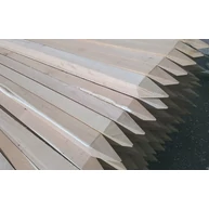 Keményfa karó hegyezett 50x50x2500 mm stafni kerítésoszlop facsemete karó szölökaró HU++