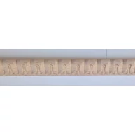 Fa díszléc faragott léc 5005 Bükkfa 17x11x2440 mm   5005/17x11