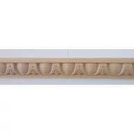 Fa díszléc faragott léc 5002/CQ Bükkfa 26x13x2440 mm  5002/CQ/26x13
