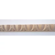 Fa díszléc faragott léc 5002 Bükkfa 30x21x2440 mm    5002/30x21
