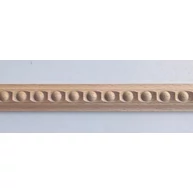Fa díszléc faragott léc 4015 Bükkfa 20x9x2440 mm  4015/20x9