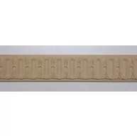 Fa díszléc faragott léc 1038 Bükkfa 63x7x2440 mm 1038/63x7