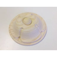 Fa rozetta esztergált kőrisfa átm.  60 mm A virág motivummal HU++