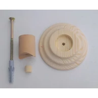 Lépcsőkorlát tartó konzol fenyő átm. 90 mm átm. 40 mm-es korlát rúdhoz MF HU++