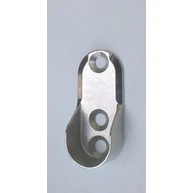 Vállfatartó rúd tartó krómozott 15x30 mm ovális mándlirúd tartó konzol