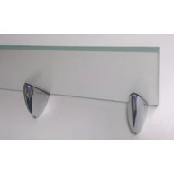 Polctartó üvegpolc tartó konzol krómozott 40x35 mm 2 db/készlet max 8 kg terhelésre