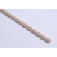 Fa díszléc faragott léc 10 Bükkfa  9x4x 500-750 mm félgömb minta