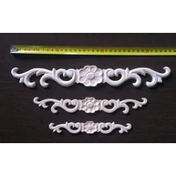 Faragott fa dísz  FBD01 180x27 mm hársfa faragott bútordísz 463 CL HU++