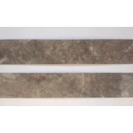 Konyhai munkalap   éldekor végzáró 45x 600 mm Alhambra Terra 2 db/ csomag barna márvány