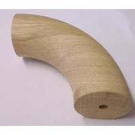 Lépcsőkorlát kapaszkodó ív tölgyfa átm. 40 mm negyedkörív MF HU++