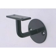 Lépcsőkorlát tartó konzol átm. 70 mm fekete színű hajlított tartókar MMF RAL 9005 HU+