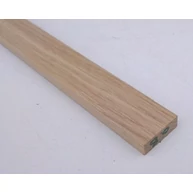 Gyalult négyszögléc tölgyfa  5x35x2400 mm keményfa barkácsléc JW*