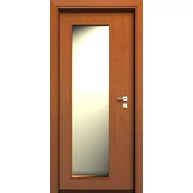 Beltéri ajtó dekorfóliás  Dió szín  75x210x12 cm jobb MIX KOMBI CSERI FÜ MAS116 útólag szerel