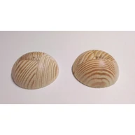 Lépcsőkorlát kapaszkodó rúdfa végzáró félgömb borovi fenyő átm. 50 mm 2 db/csomag MF HU++