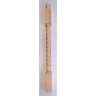 Lépcsőkorlát oszlop erdeifenyőfa KOLONIÁL kezdő 65x65x1100 mm HEF HU+