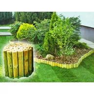 Ágyásszegély 300x2500 mm átm.  telített fenyő AKCIÓ 1.800.- Ft/m GW