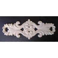 Faragott fa dísz  FBD04 200x78 mm "B" bükkfa faragott bútordísz  CEL HU++