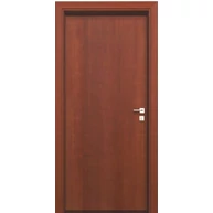 Beltéri ajtó dekorfóliás mahagoni szín  90x210x12 cm tele jobbos MIX AKÁC ÍV47  íves tokkal